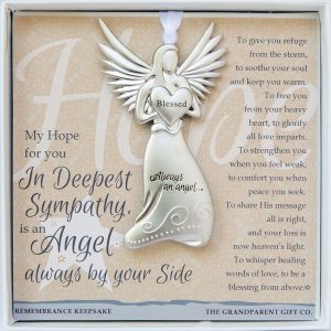 always by your side angel memorial ornament