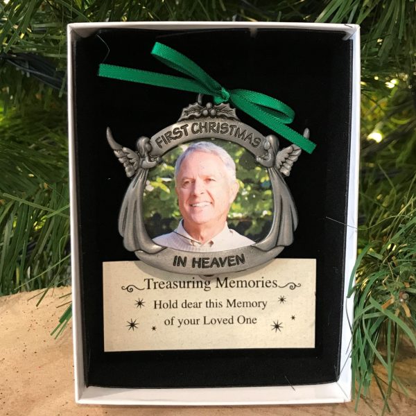 First Christmas In Heaven Photo Memorial Ornament