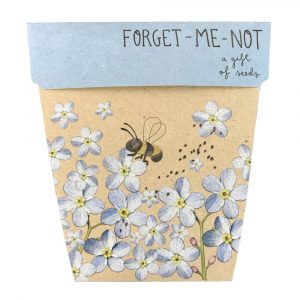 Forget Me Not Gift Of Seeds Packet Front Design