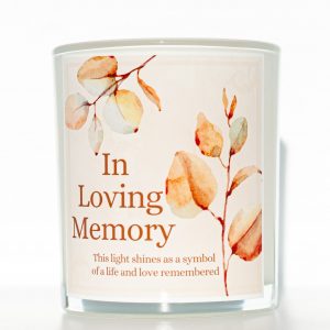 In Loving Memory Memorial Candle