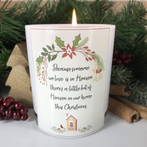 Christmas in Heaven candle