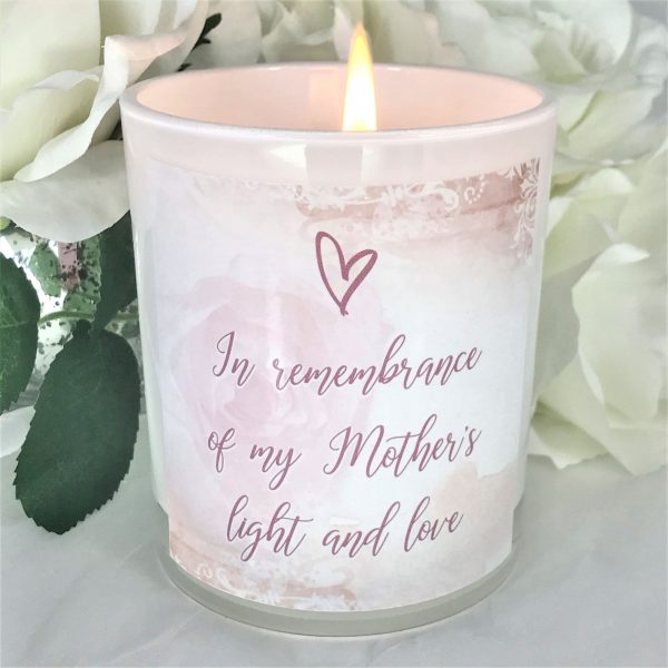 rose mothers memorial and remembrance candle