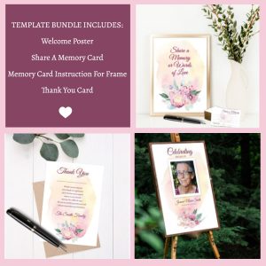 Download Editable Memorial Service Template Archives Page 2 Of 2 Forever In My Heart