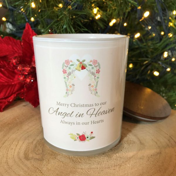 Our Angel Christmas Memorial Candle