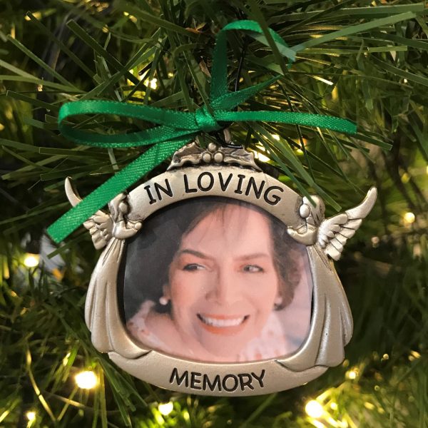 Treasuring Memories Photo Memorial Christmas Ornament Hanging